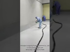 YG 2부품 폴리우레탄 폼 스프레이 기계의 스프레이 효과